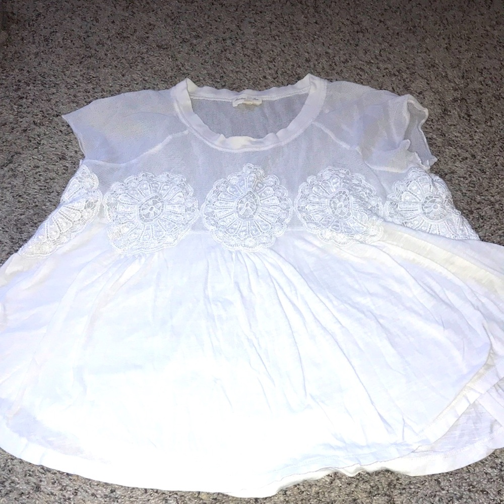 Flowy White Blouse